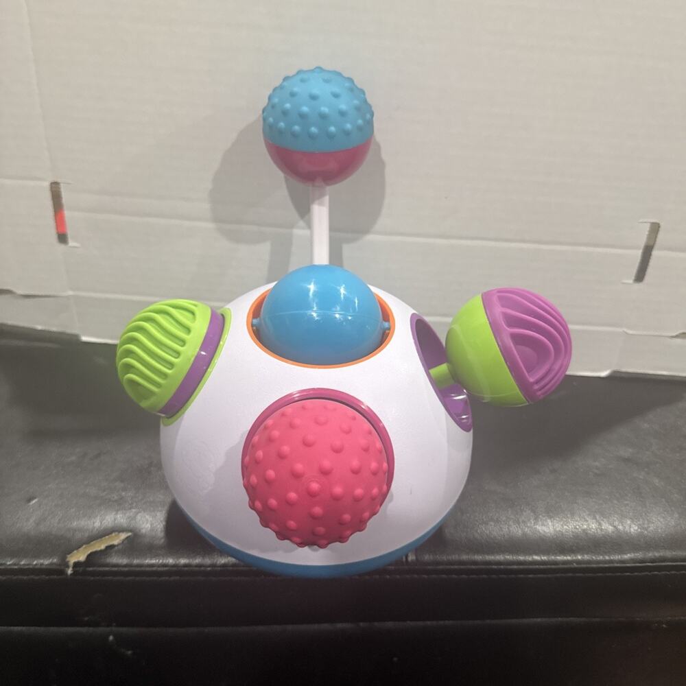 Fat Brain Toys OombeeCube Sensory Shape Sorter Baby Toddler Learning Toy